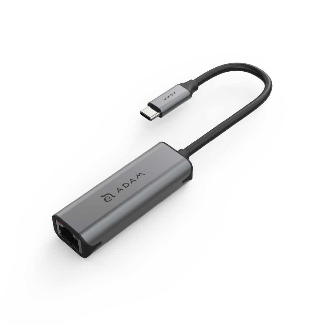 ADAM 亚果元素 CASA e2 USB-C 对 2.5G Gigabit 高速乙太网络 灰 - 电脑配件 - 其他金属 