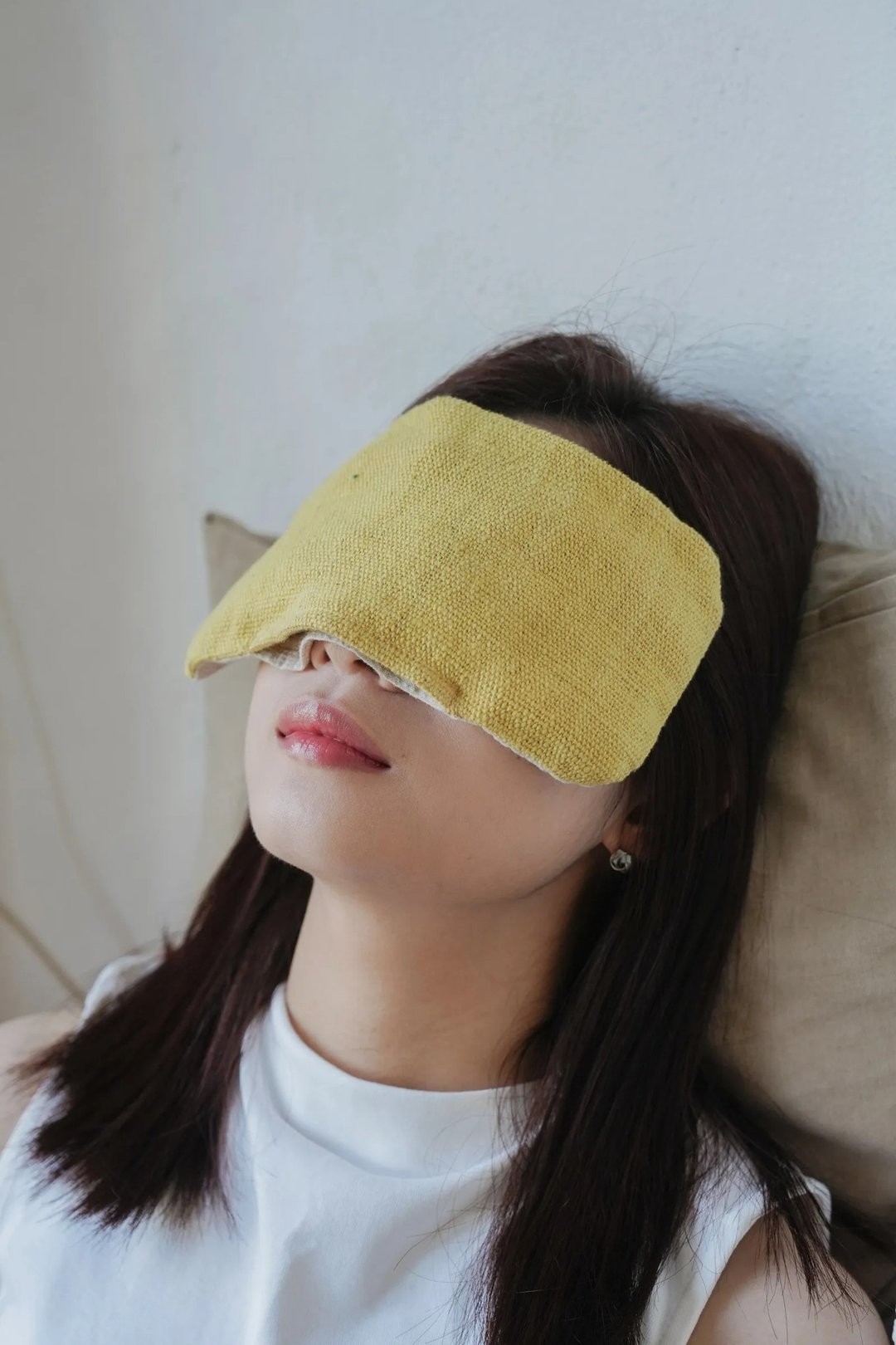NEW【暖息静观】谷物热敷眼枕 - 眼罩 - 棉 绿色