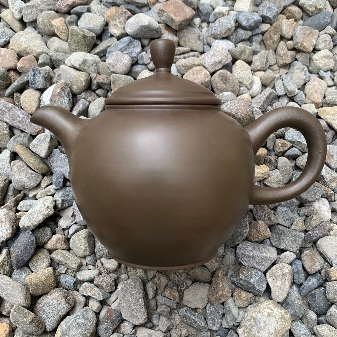 台湾【紫砂】名古屋紫砂手拉坯素面壶14 - 茶具/茶杯 - 陶 咖啡色