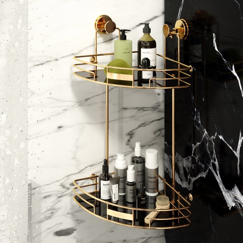 bencross本心本来-黑色转角双层架 - 收纳用品 - 其他金属 黑色