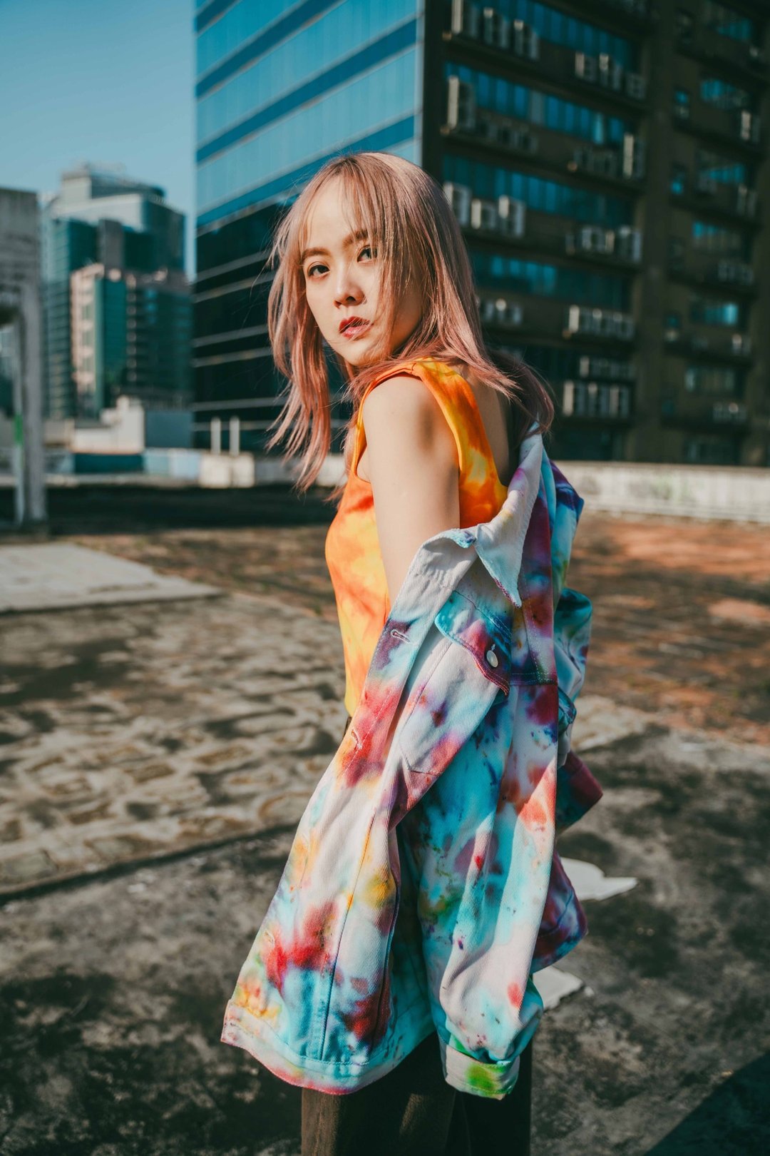 Ice  Dye 冰染外套 - 其他 - 棉 多色