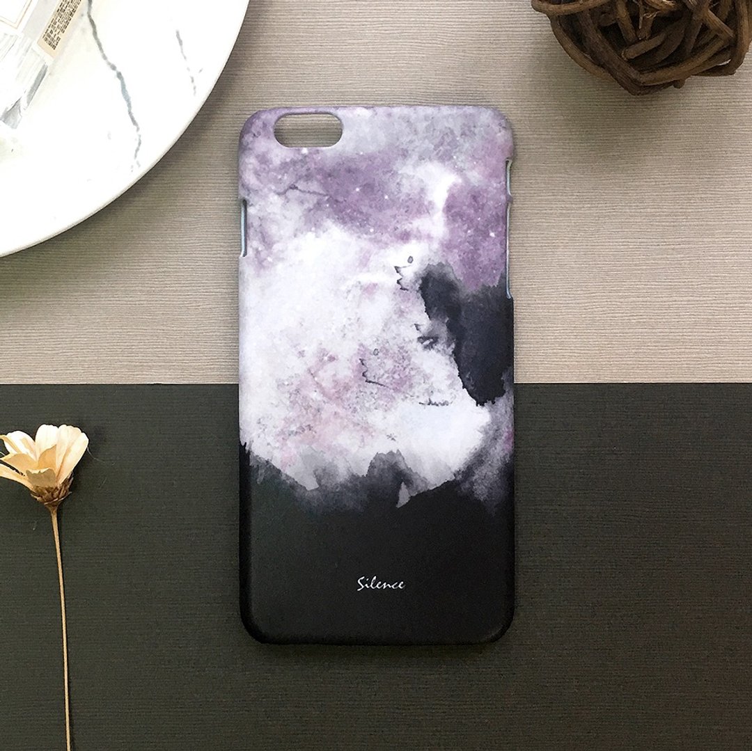 寂静-雾面硬壳(iPhone.Samsung,Sony.ASUS) - 手机壳/手机套 - 塑料 黑色