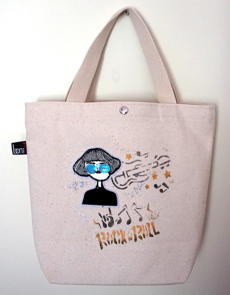 帆布手提袋 帆布袋 - 手提包/手提袋 - 其他材质 白色