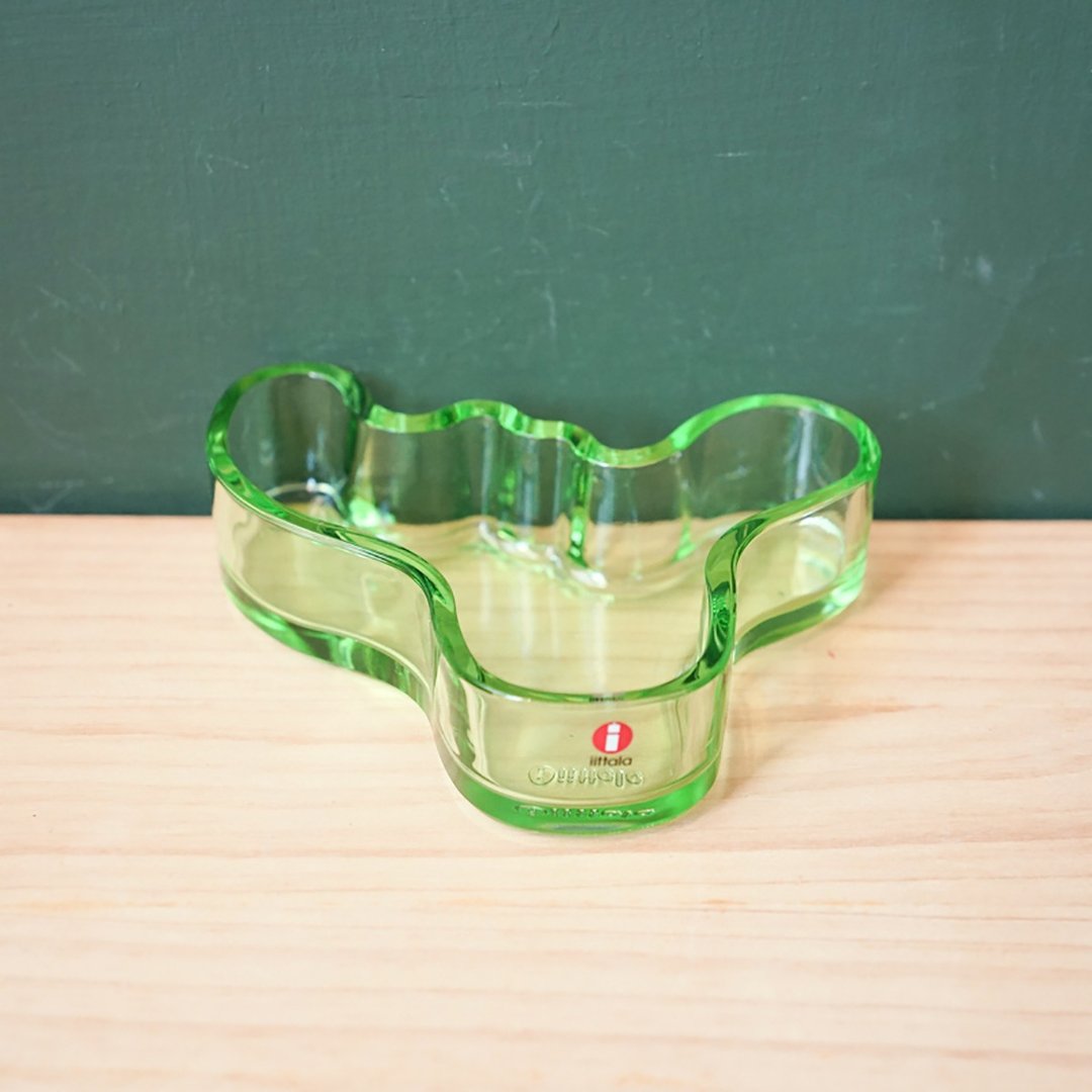 【北极二手杂货】芬兰带回 礼品Iittala 绝版品 Aalto malja - 摆饰 - 玻璃 绿色