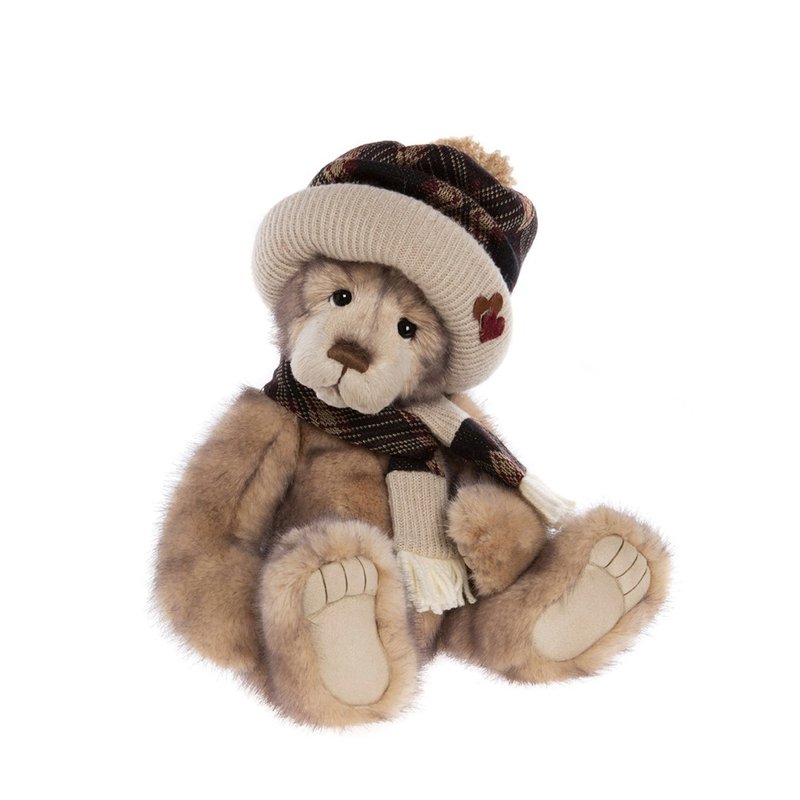 Comfort Cuddles 手工制作精致动物玩偶 Bear 泰迪熊 熊 - 玩偶/公仔 - 聚酯纤维 金色