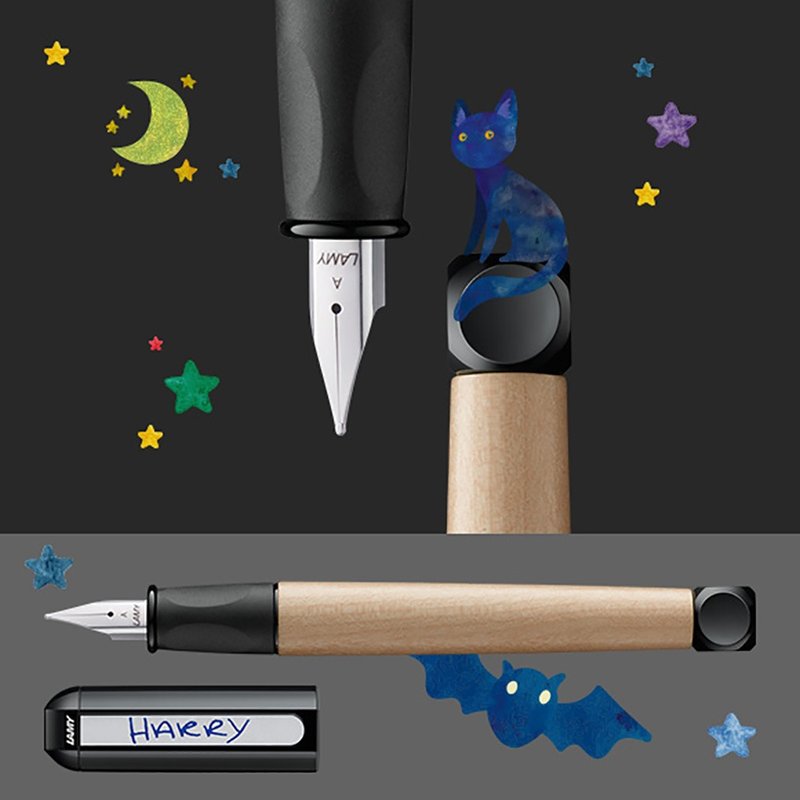 LAMY 钢笔 / abc 枫木系列 - 限量 黑色 - 钢笔 - 木头 黑色
