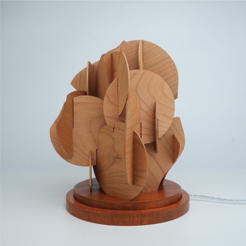 木艺灯饰 桌灯 摆饰 疗愈 - 灯具/灯饰 - 木头 咖啡色