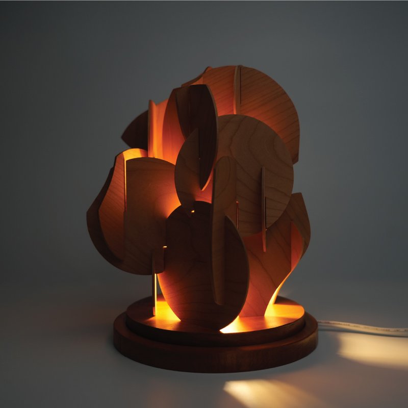 圣经 x 设计│木块灯饰│桌灯 + 居家装饰 + 疗愈 - 灯具/灯饰 - 木头 咖啡色