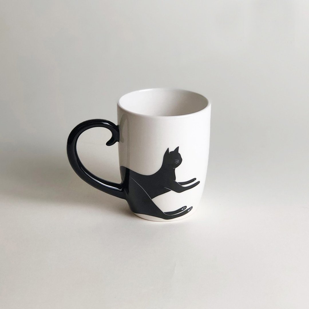 \ 夏日神器 / 艺玺 - 猫咪骨瓷杯 - 茶具/茶杯 - 陶 