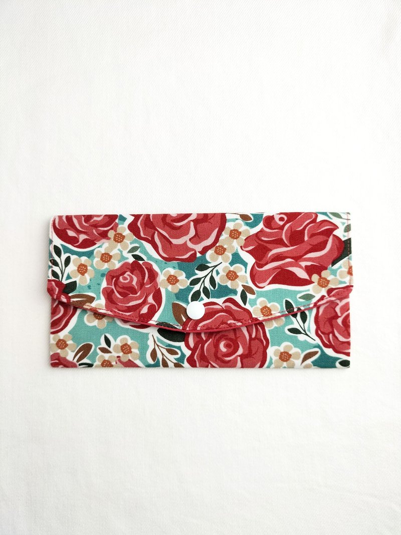 环保红包袋24hr快速出货/存折收纳/钞票收纳/玫瑰 - 零钱包 - 棉．麻 多色