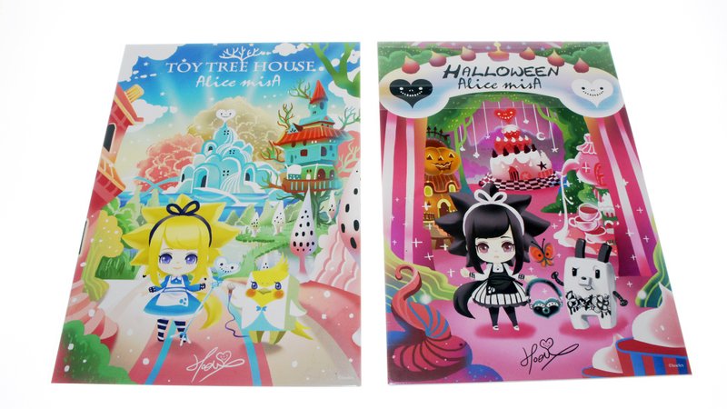 【心梦明信片】爱米莎 黑米莎 DoDo Zoo 款 - 卡片/明信片 - 纸 多色