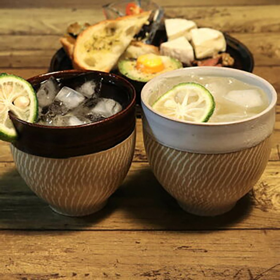 小石原器皿小石原器皿白色canné au lait碗 Keishugama杯 - 其他杯子 - 陶 白色