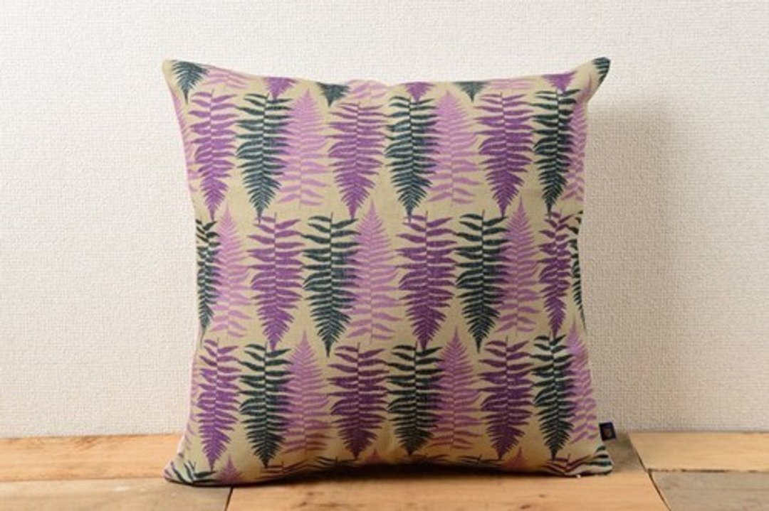 Cushion cover 45 × 45cm TukTuk design Needle leaf TUKCUSHION020 Natural Linen - 摆饰 - 棉 