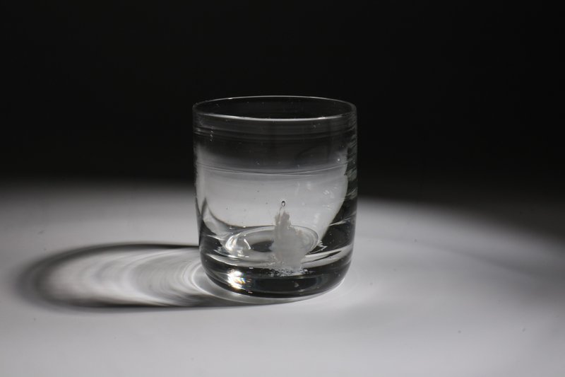 白泼墨威士忌杯-B - 酒杯/酒器 - 玻璃 透明