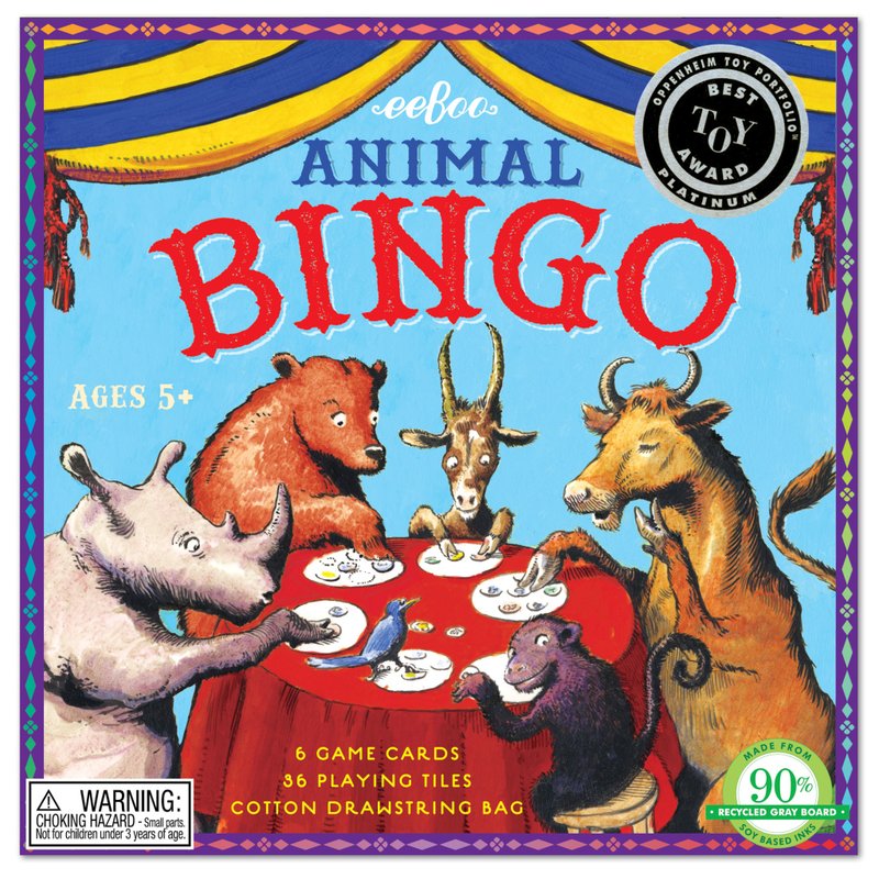 eeBoo 宾果系列 - Animal Bingo 动物宾果 - 桌游/玩具 - 纸 