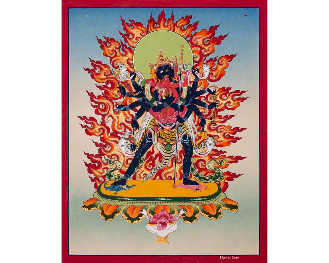 神圣的结合 轮转金刚塔卡 开启启蒙的神圣舞蹈。 - 墙贴/壁贴 - 其他材质 多色