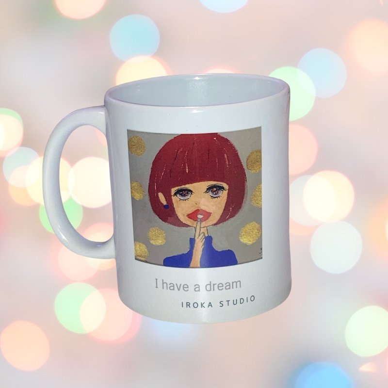 Anonechan 马克杯 11 盎司 - 咖啡杯/马克杯 - 陶 红色