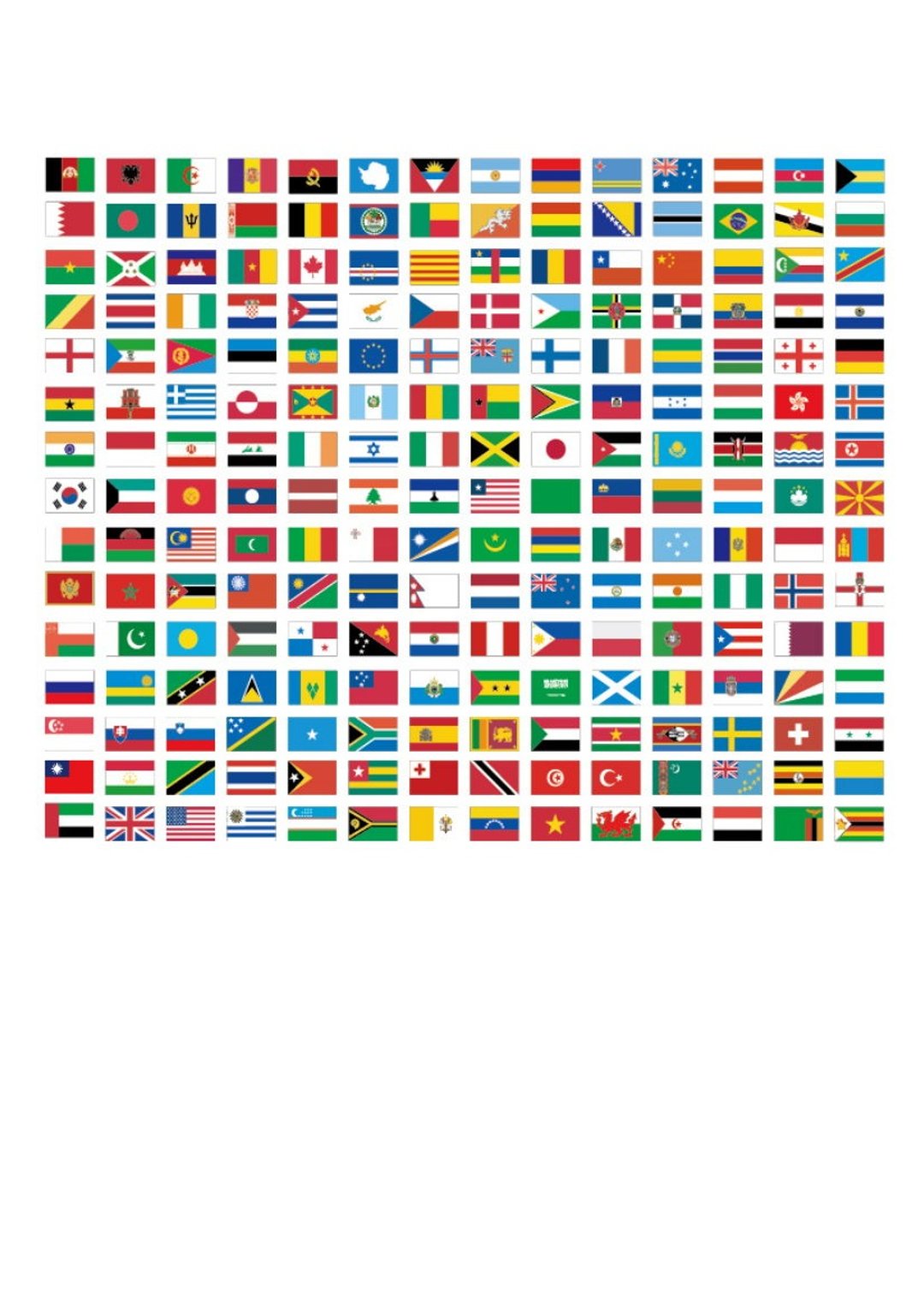 迷你世界国旗贴纸/爱台湾/世足/甜点装饰/世界明信片(附国名酷卡) - 贴纸 - 纸 多色