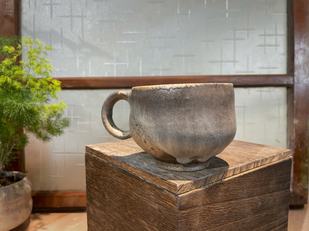 柴烧薪灰釉马克杯 - 咖啡杯/马克杯 - 陶 
