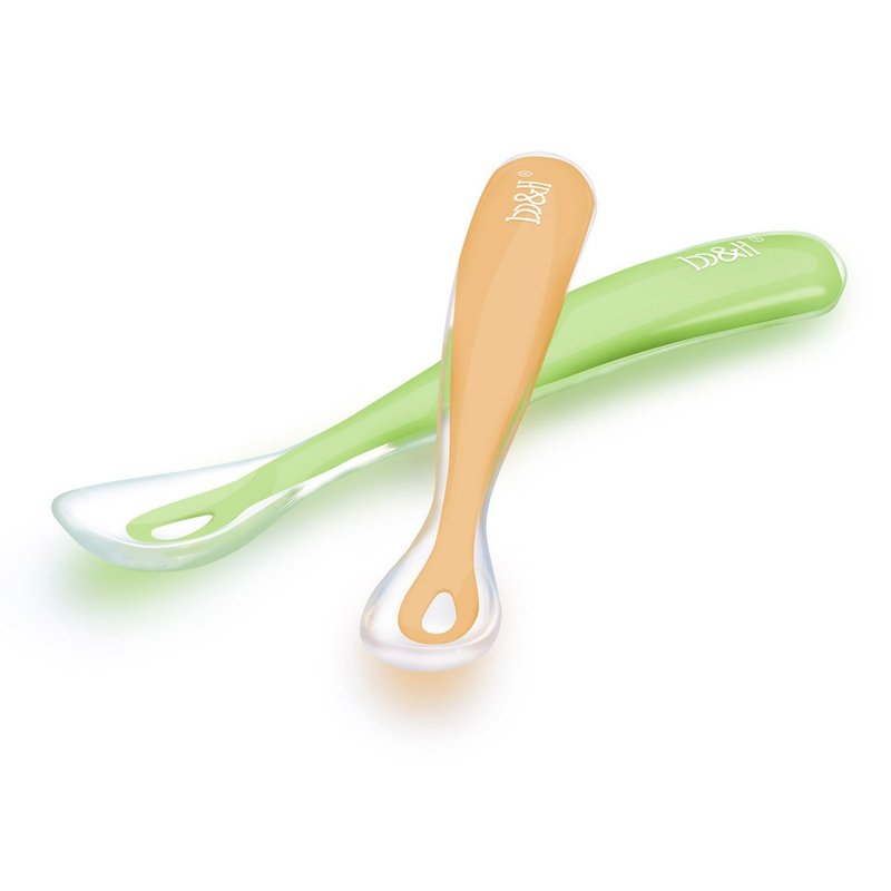 b&h 硅胶汤匙 (长短柄孖装) - 儿童餐具/餐盘 - 硅胶 多色