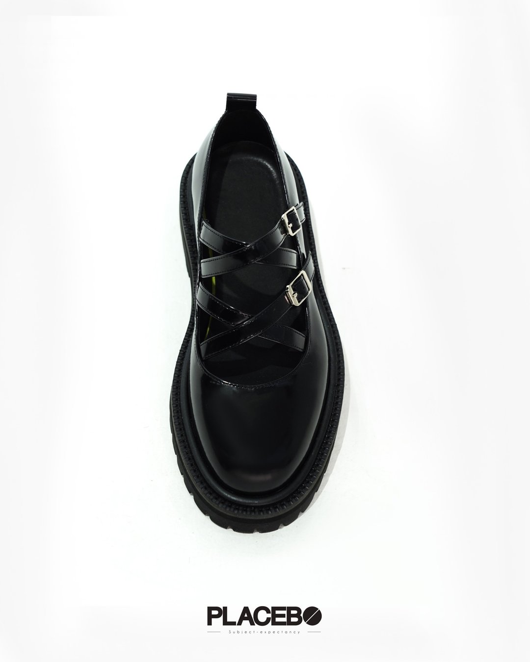 Classic 3 Cm Rubber Soles - 其他女款皮鞋 - 人造皮革 黑色