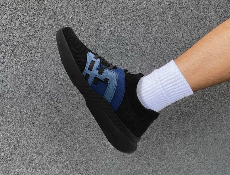 赠啰包【台湾制】V-TEX超机能防水鞋 - HELLO II 黑蓝色 - 雨鞋/雨靴 - 防水材质 多色