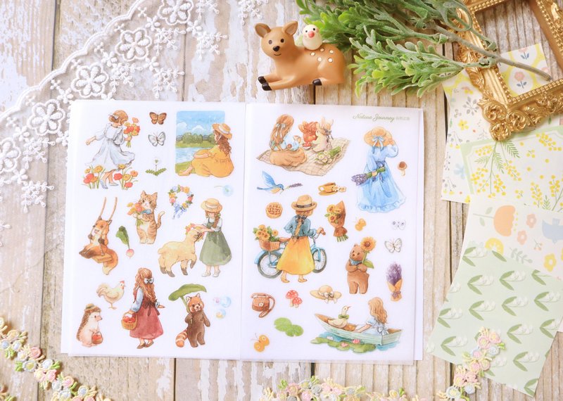 自然之旅-转印贴纸 - 贴纸 - 塑料 多色