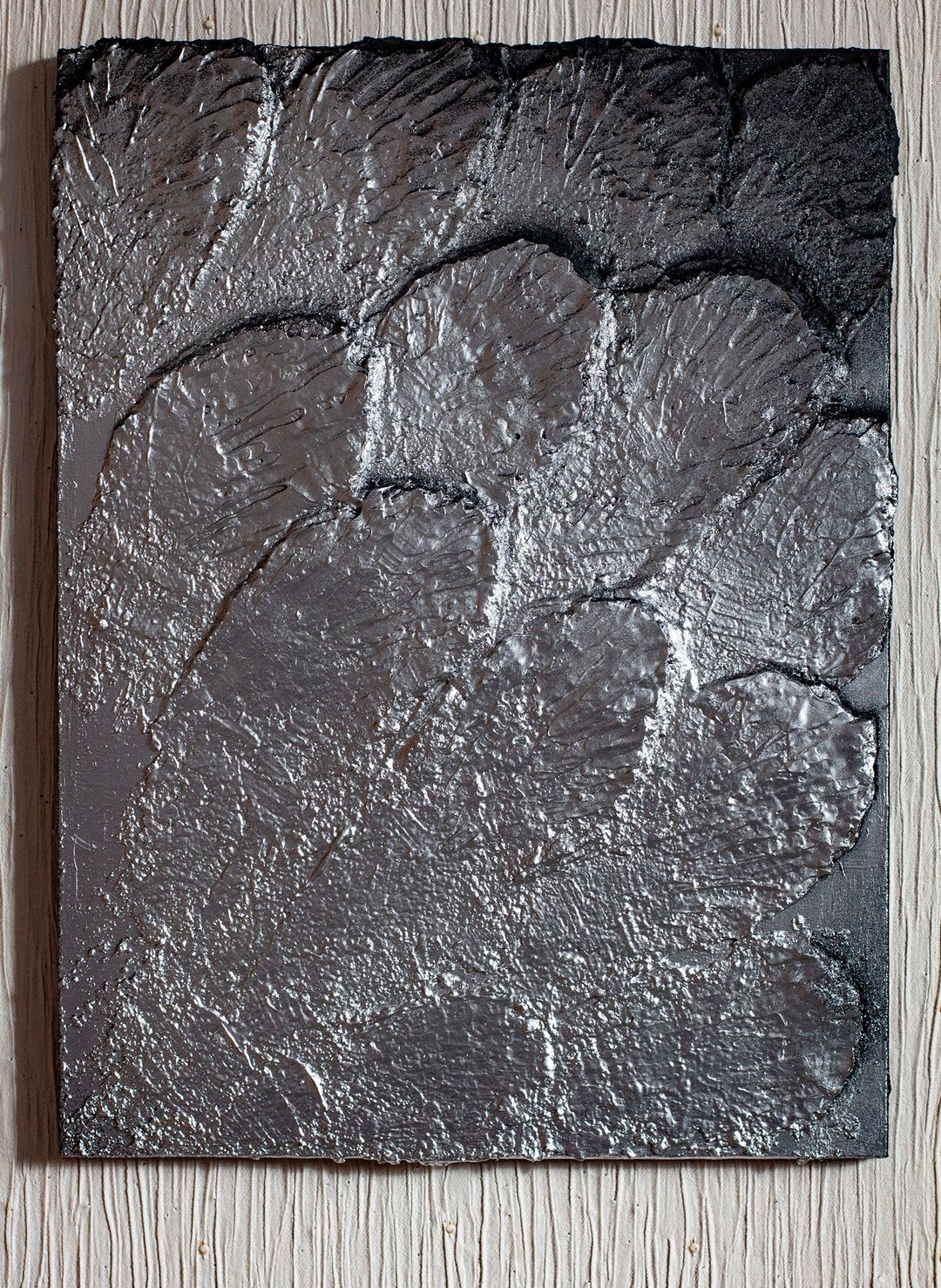Abstract Art. Acrylic. Angel wings. Painting for the interior. Silver feats - 海报/装饰画/版画 - 压克力 灰色