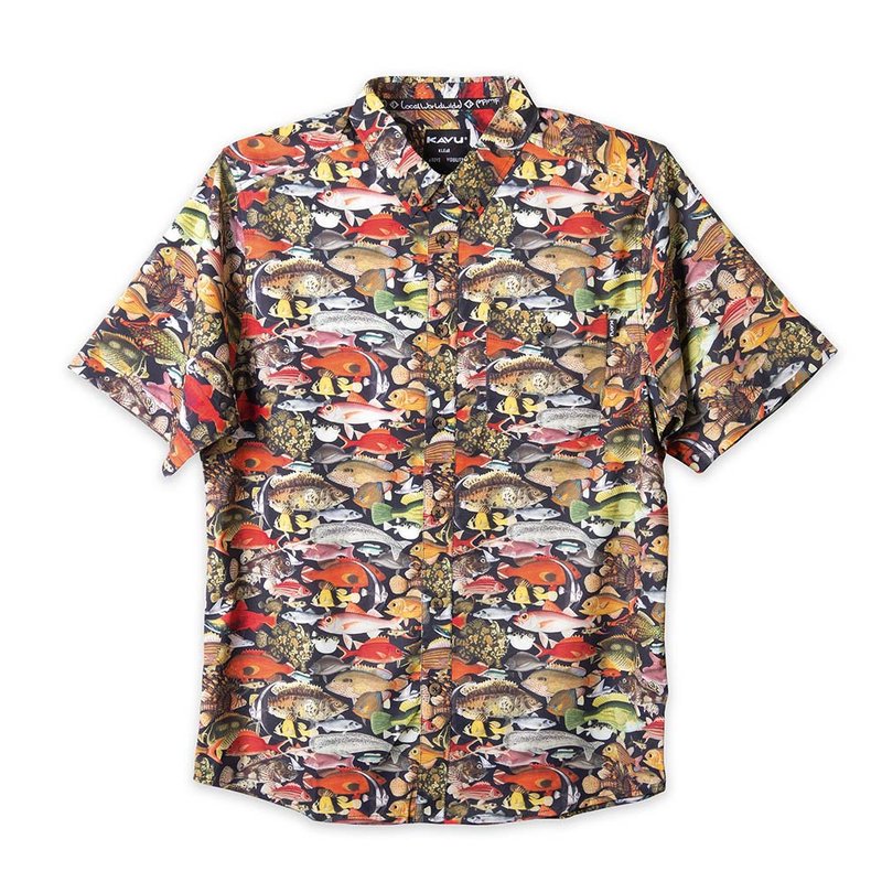 【西雅图 KAVU】River Wrangler 经典休闲印花衬衫 钓鱼线 #5093 - 男装衬衫 - 其他人造纤维 多色