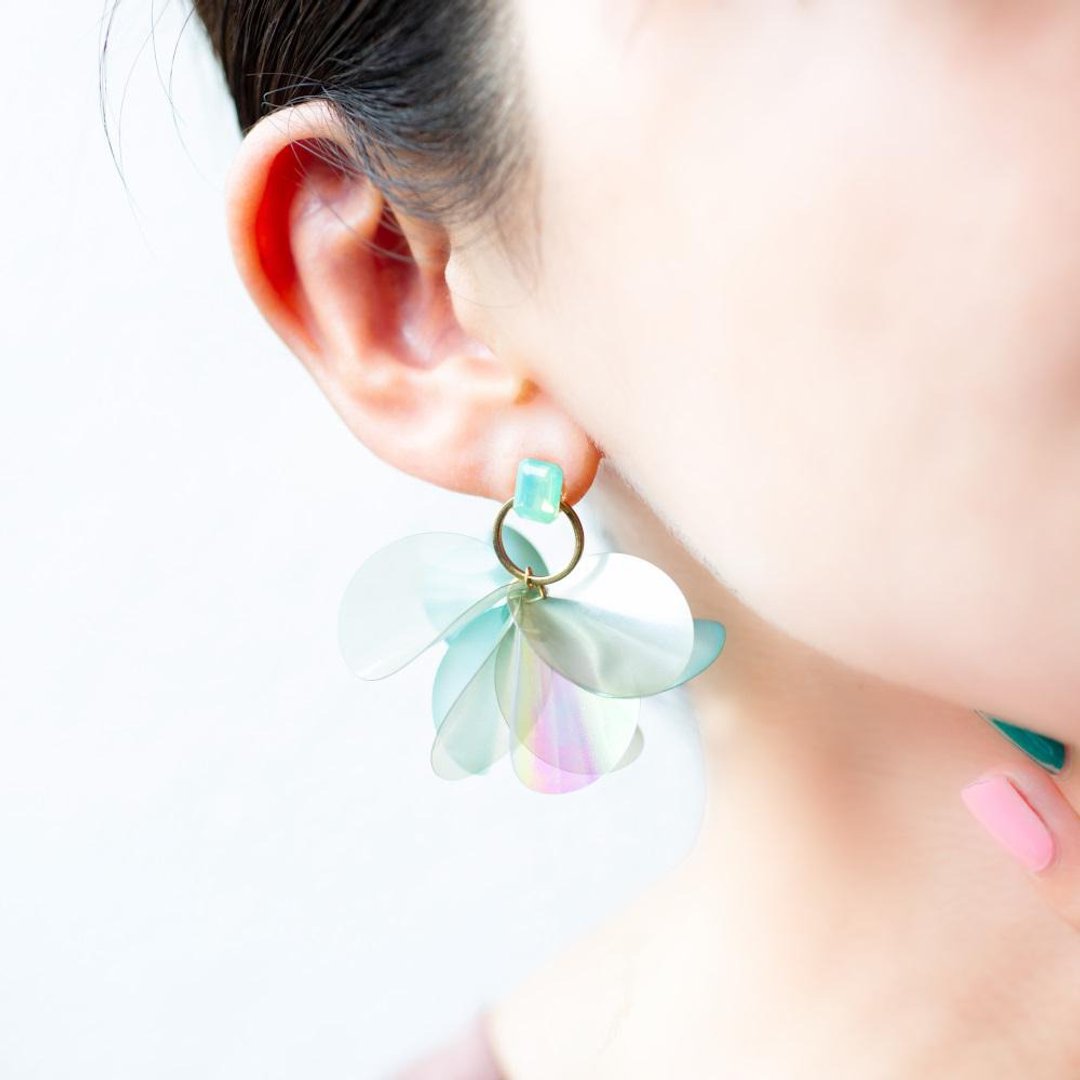 Grape / Muscat | Earrings / Clip-On - 耳环/耳夹 - 其他材质 绿色