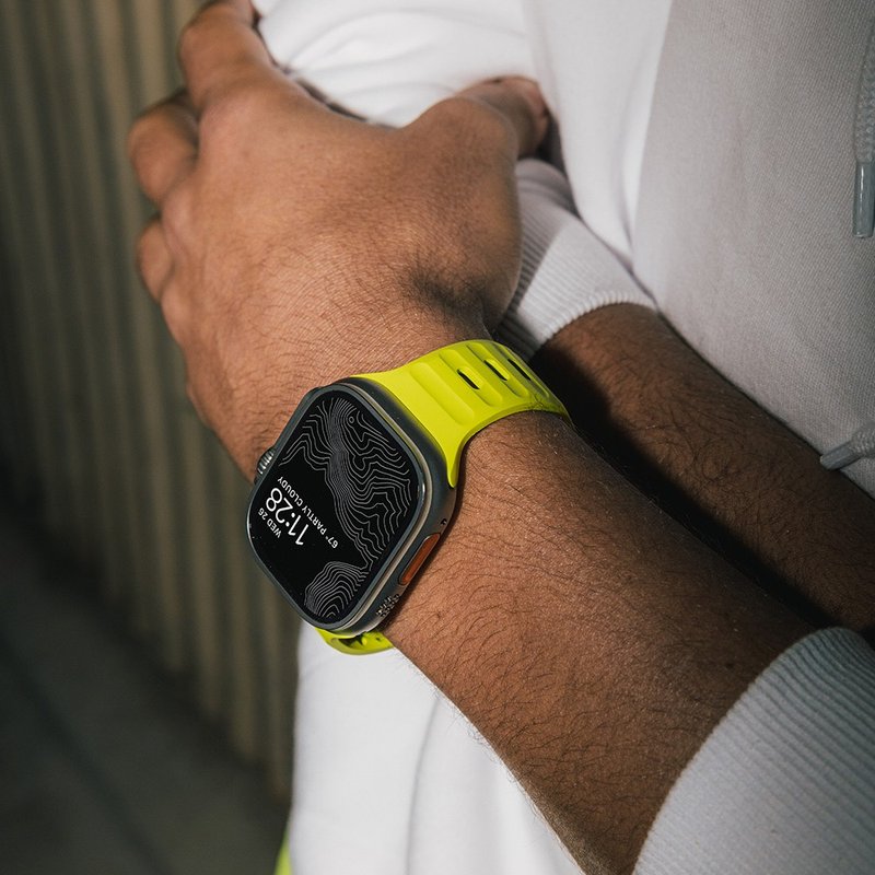 【美国NOMAD】Apple Watch专用运动风FKM橡胶表带-49/45/44/42mm - 表带 - 橡胶 多色