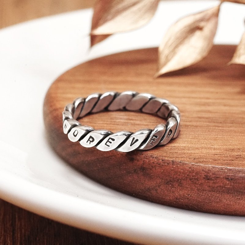 方块麻花戒指 银戒体验课 ART64高雄统一时代 银饰手作 文化币 - 金工/饰品 - 纯银 