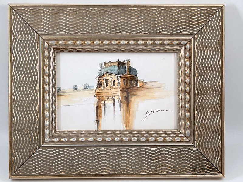 圣诞礼物 欧洲建筑水彩画 - 海报/装饰画/版画 - 纸 