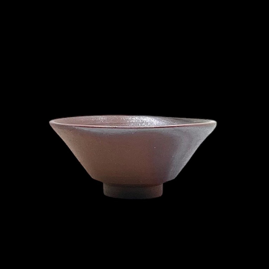 【唯一手作】柴烧 暮色斗笠杯 - 茶具/茶杯 - 其他材质 