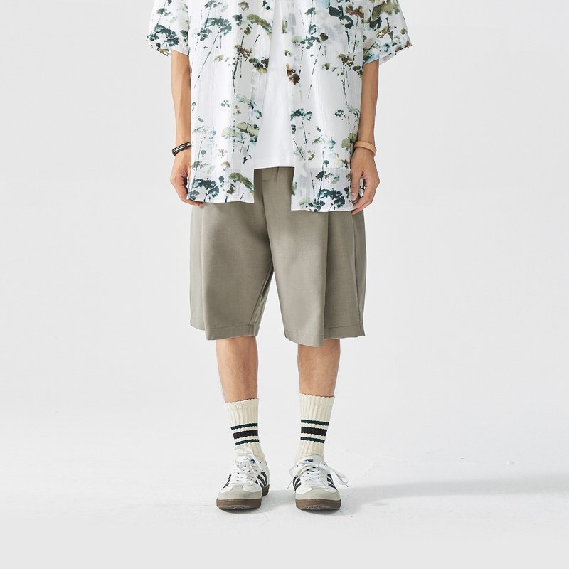 TopBasics 基础款休闲短裤 - 男士短裤 - 聚酯纤维 灰色