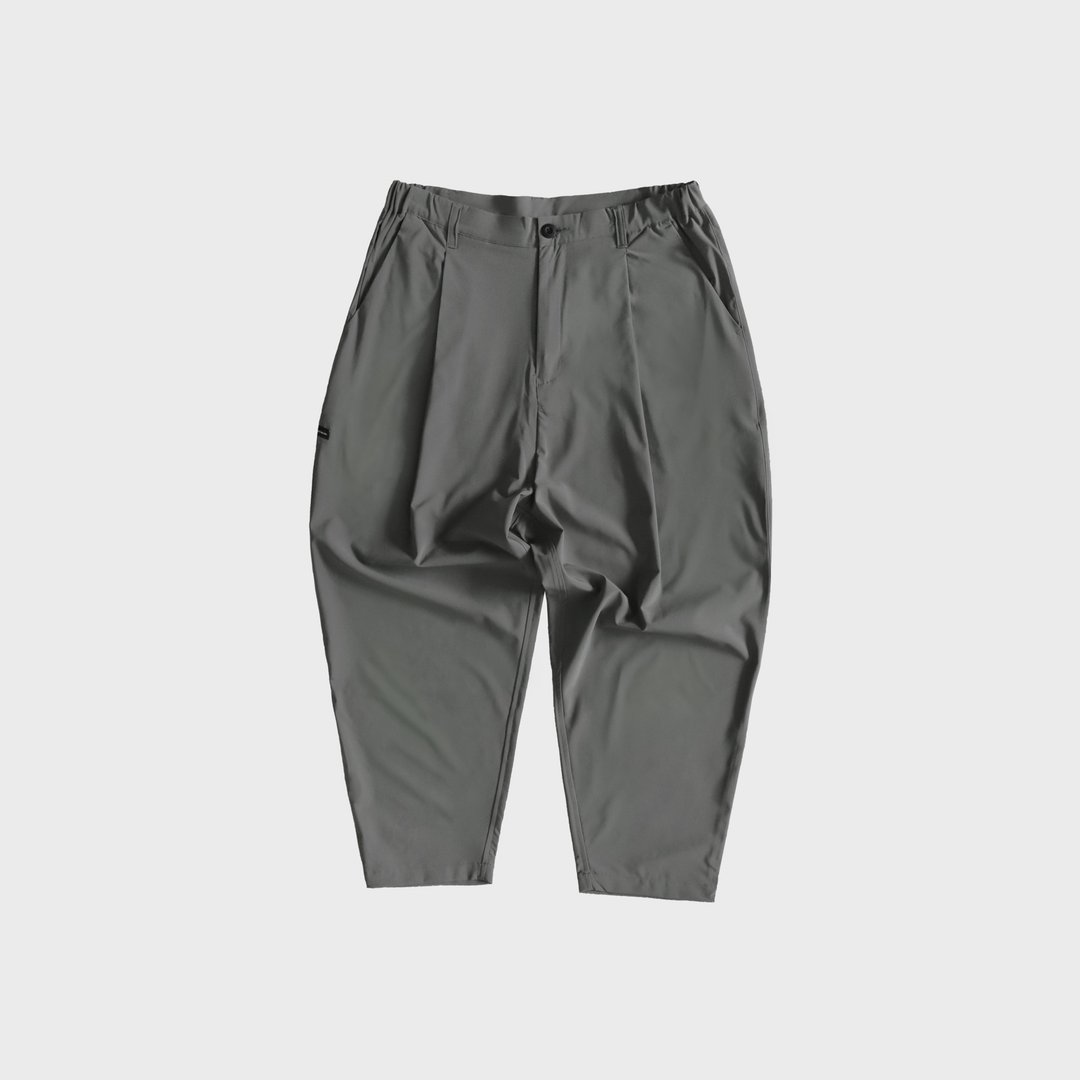 DYCTEAM - Functional Loose cropped pants (gray green) - 男士长裤 - 其他材质 绿色