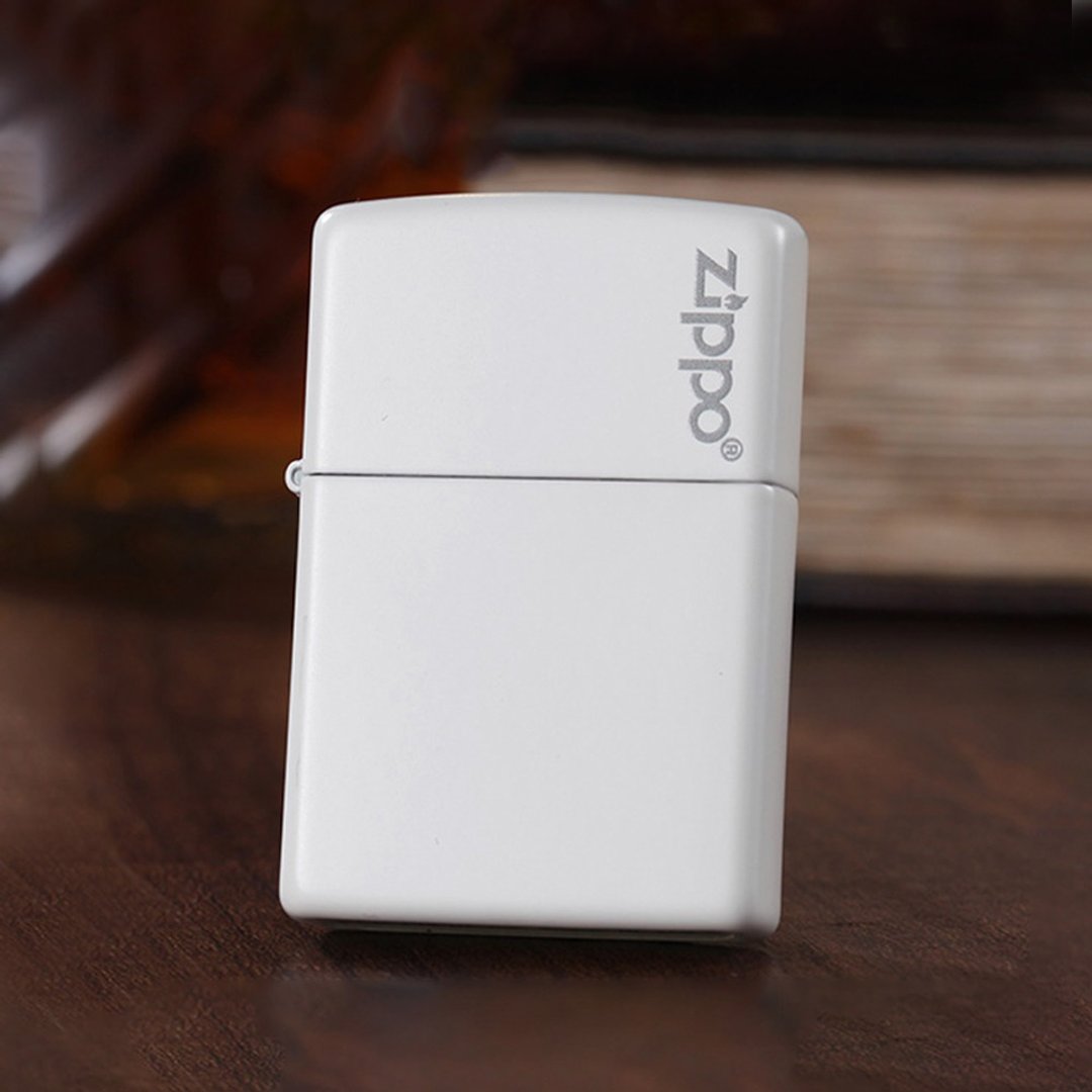 【ZIPPO官方旗舰店】 白色亮漆防风打火机 214ZL - 其他 - 铜/黄铜 白色