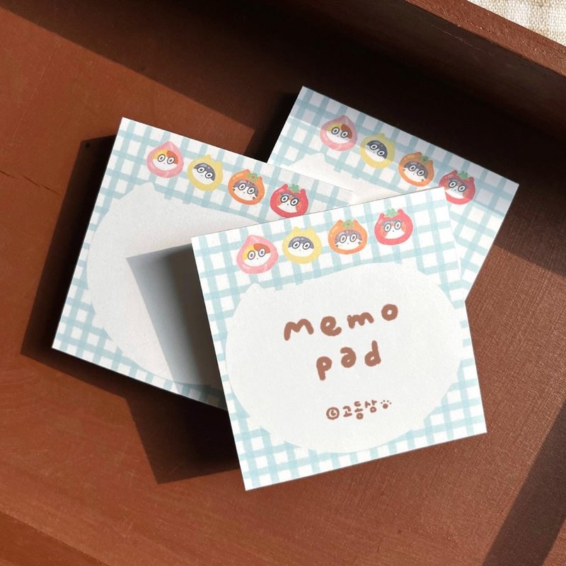 Godongsang l Memo Pad - With Summer - 便条纸/标签贴 - 纸 蓝色