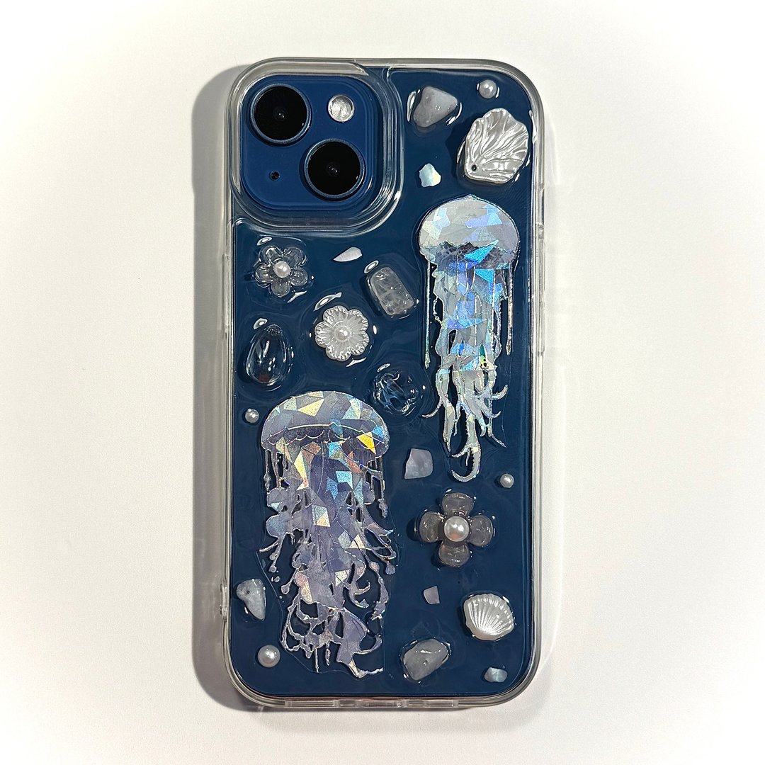白色水母手机壳 - 手机壳/手机套 - 其他材质 
