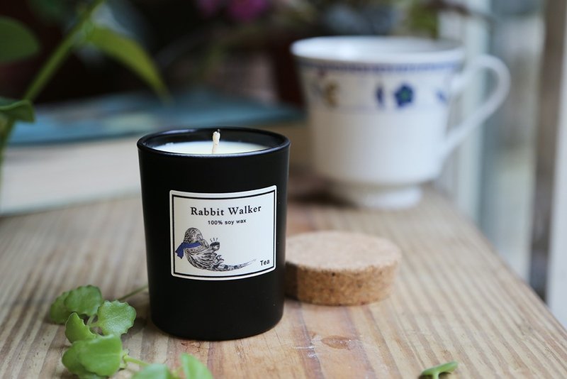 午茶蓝鹊-香氛蜡烛65g & 200g - 蜡烛/烛台 - 蜡 蓝色