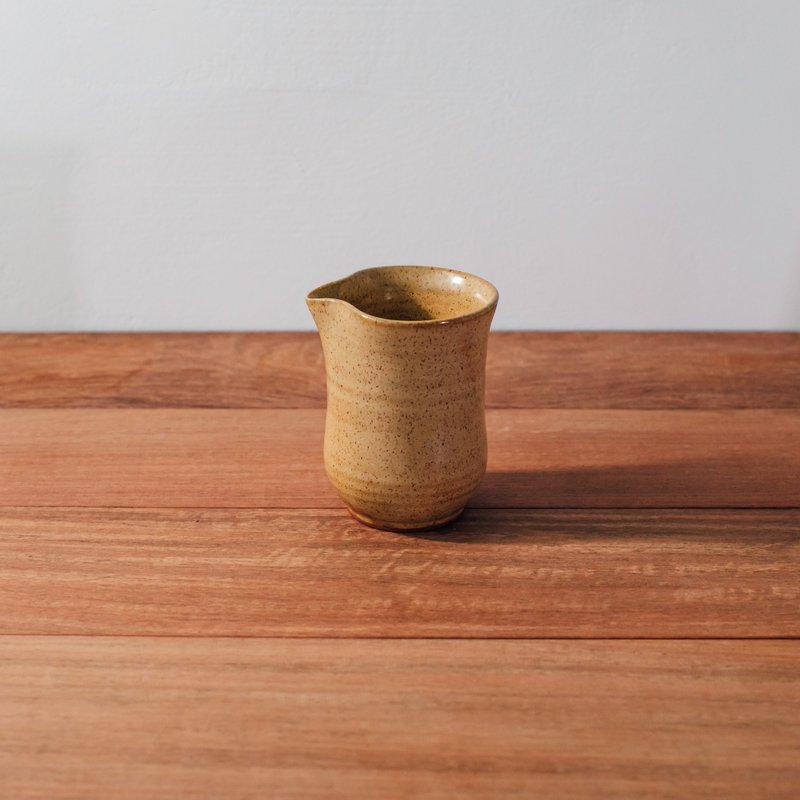 黄底红斑铁釉茶海 - 茶具/茶杯 - 陶 