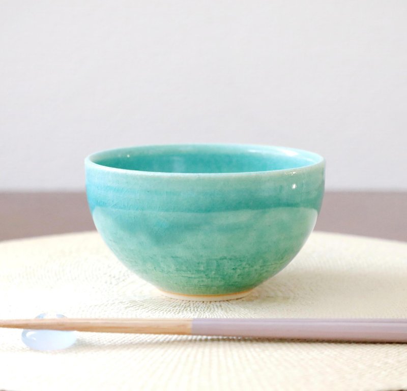 土耳其蓝釉饭碗 5 - 碗 - 陶 蓝色