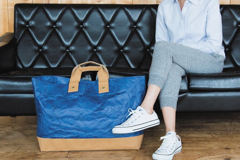 日本托特包 - 手提包/手提袋 - 其他人造纤维 蓝色