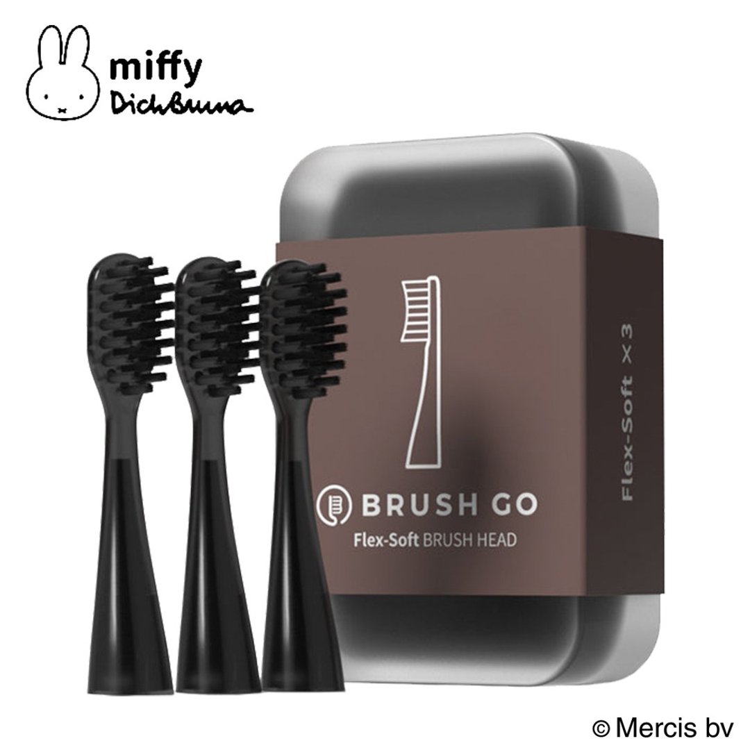 MIPOW Miffy 米菲兔 电动牙刷 CI-900S 专用刷头 (3 入) - 其他 - 塑料 咖啡色