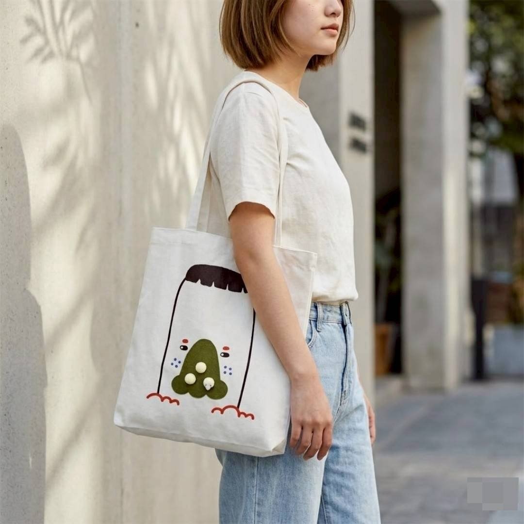 地鼠粉刺袋系列 创意包包 搞怪包包 搞笑礼物 造型创意包 文青包 - 侧背包/斜挎包 - 环保材料 白色