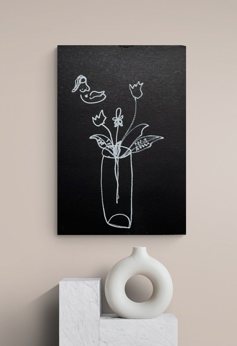 简约抽象黑白布置海报-赏花/居家布置/装饰/礼物 - 海报/装饰画/版画 - 纸 多色