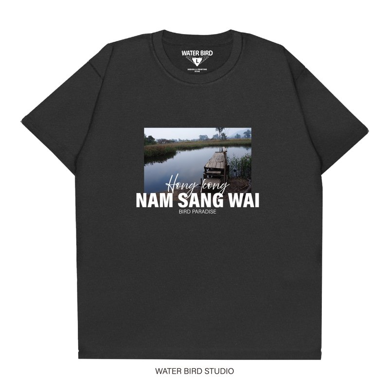 南生围 - T-Shirt - 男装上衣/T 恤 - 棉．麻 黑色