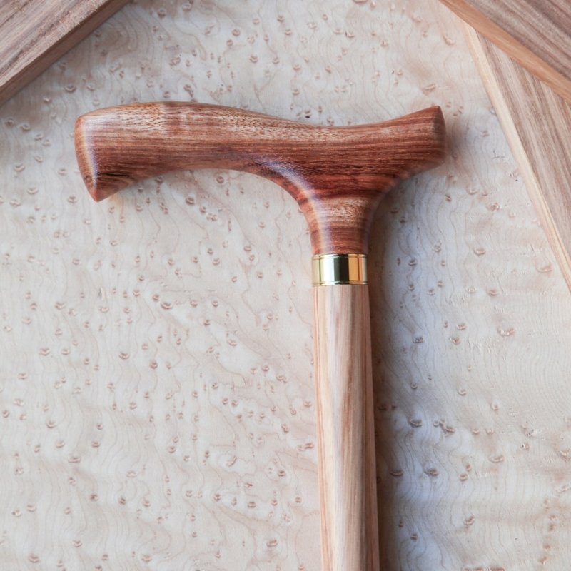 原木杖款 Zebrawood Fritz * 整支斑马木 通用款手杖 多色可 - 其他 - 木头 咖啡色