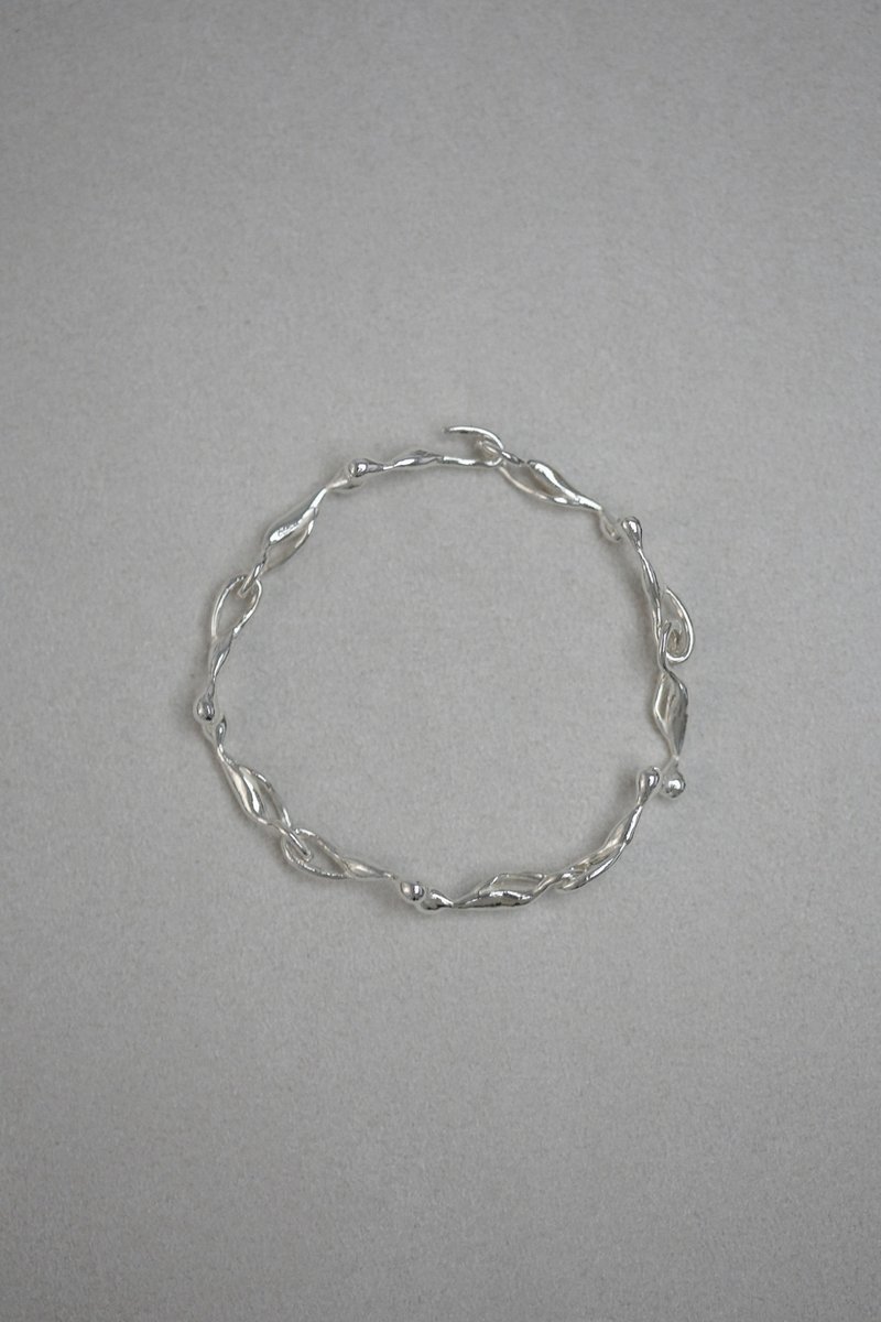vortex flow Bracelet 漩流手链 - 手链/手环 - 纯银 银色
