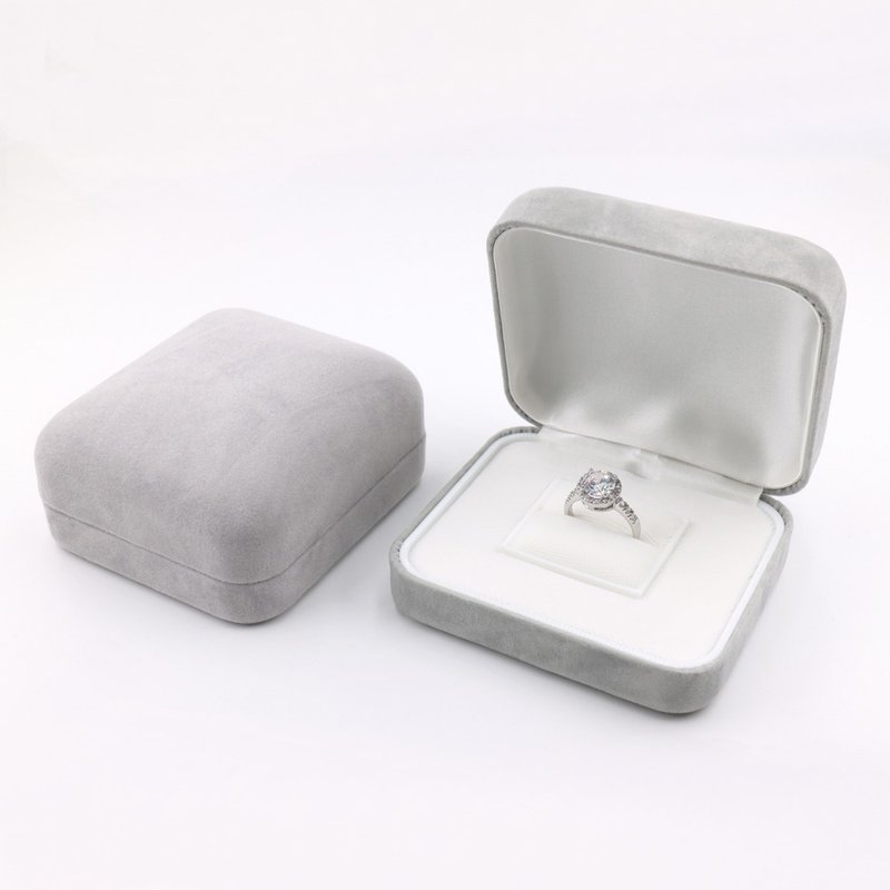 戒指盒, 豪华单戒盒, 经典系列珠宝盒, 日本原装进口 - 收纳用品 - 棉．麻 
